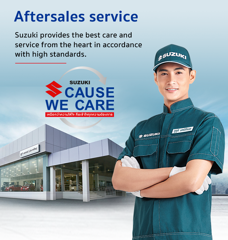 Aftersales services - Suzuki Cause We Care