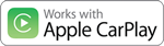 work with AppleCarplay logo