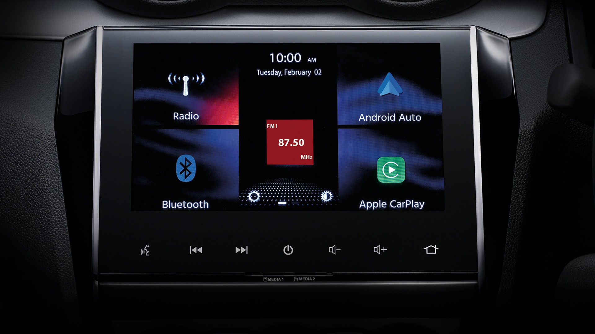 8-inch display touch screen for the full function entertainment comes with Apple CarPlay*