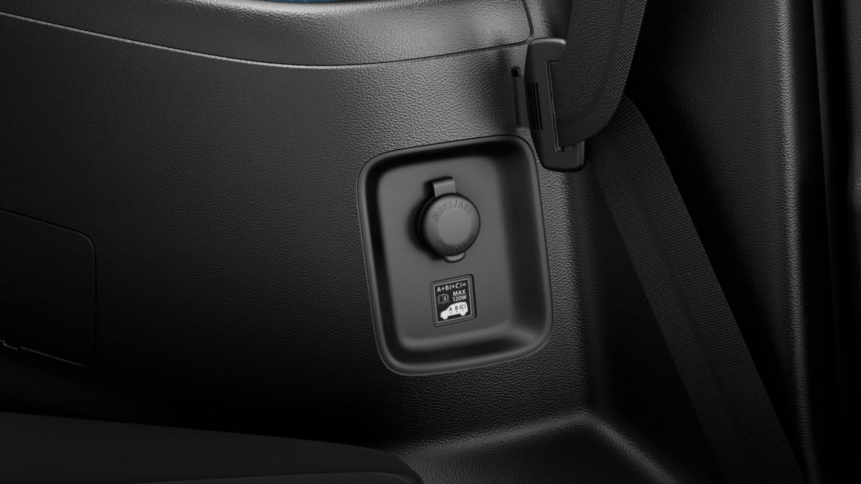 All New Suzuki XL7 Up to 3 Position 12V Accessory Sockets for All Tasks.​