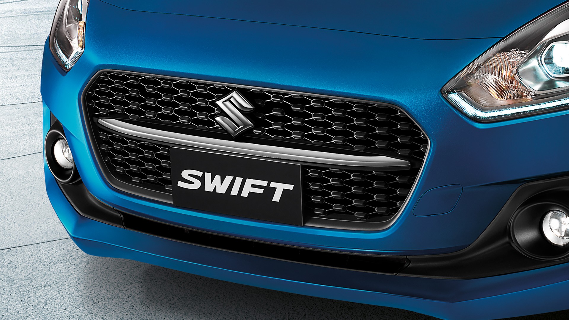 New Suzuki Swift Sporty Design Front Grille with Chrome Accent.