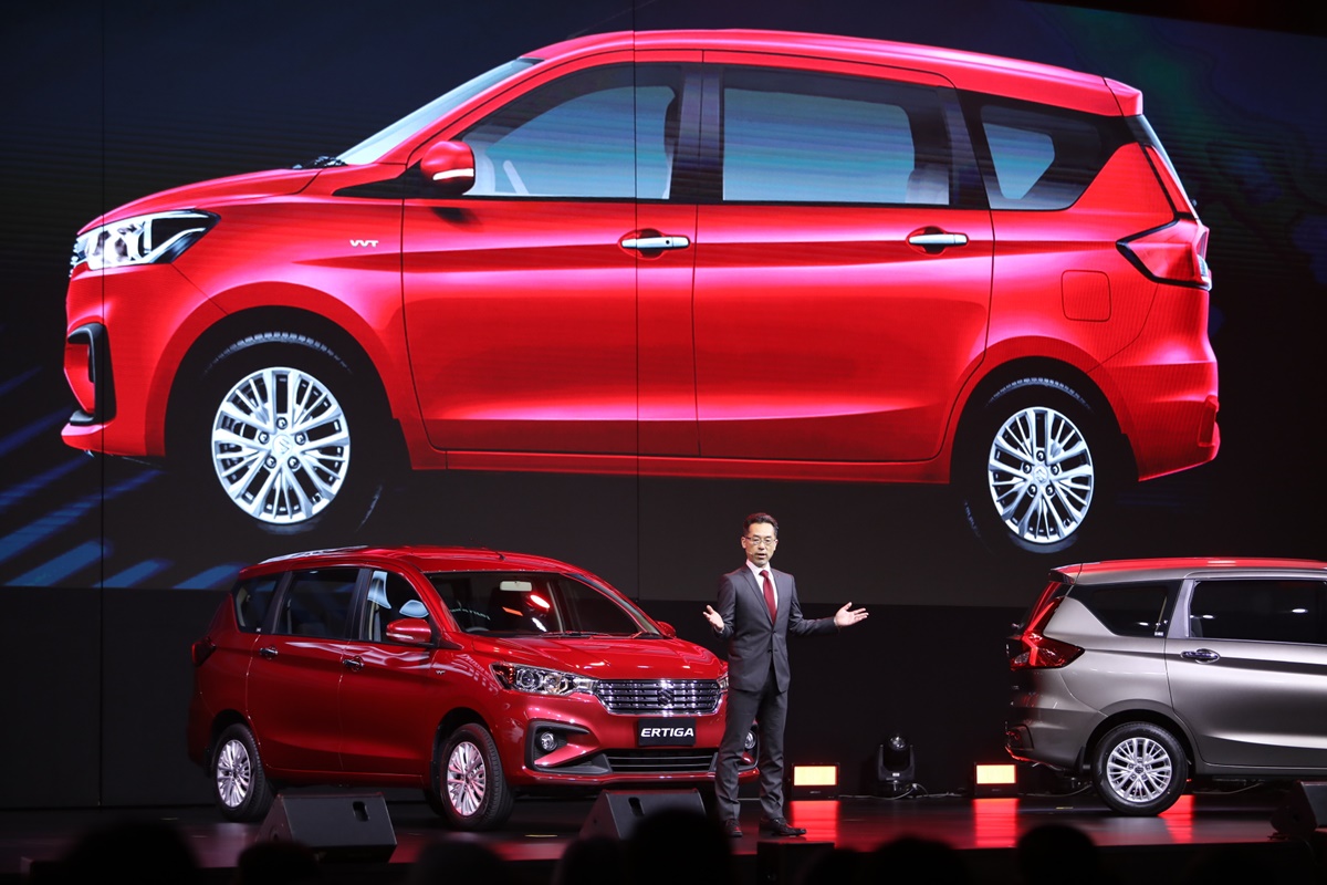 นายซาโตชิ คาซาฮาระ หัวหน้าวิศวกรของ All New Suzuki ERTIGA