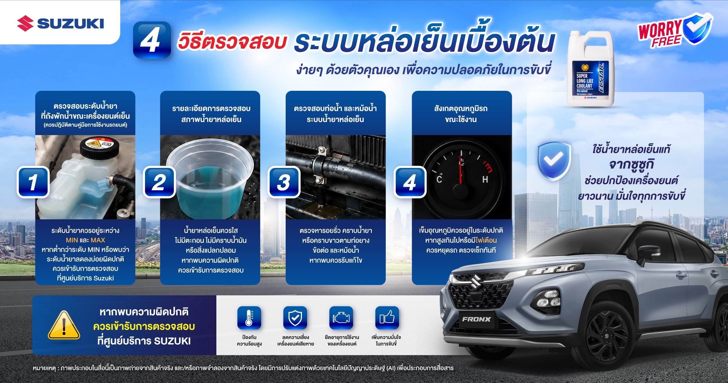 น้ำยาระบบหล่อเย็นและน้ำยาหม้อน้ำ อะไหล่แท้หรือเทียม…สังเกตอย่างไร Promotion